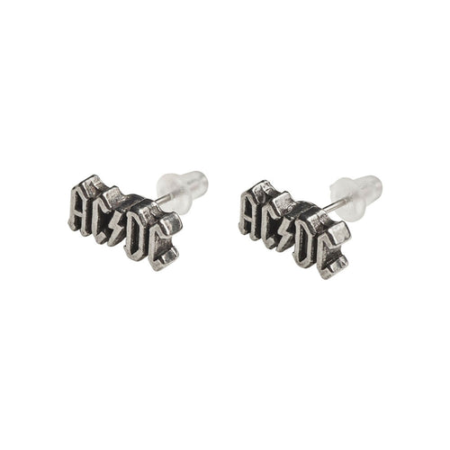 AC/DC Logo Stud Earrings