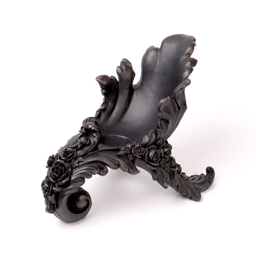Antique Rose Wine Holder - Black